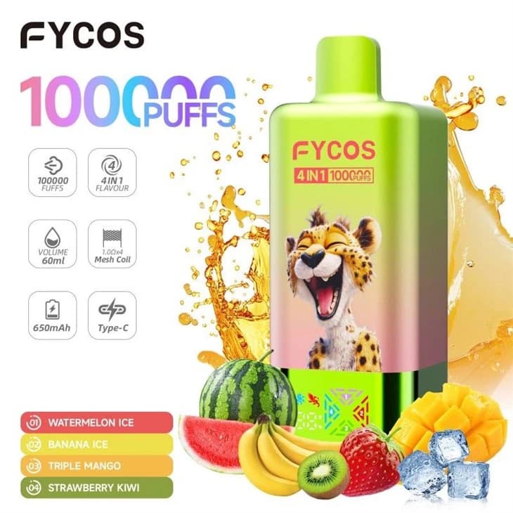 Fycos 100K Puffs 4-in-1 Vape 01