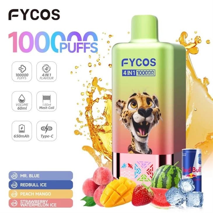Fycos 100K Puffs 4-in-1 Vape 08